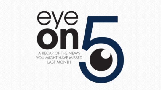 Healthegy's OIS Monthly Eye on 5 Logo & Digital AD Created for Healthegy